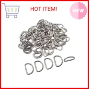 BronaGrand Semi-Circular D Rings Multipurpose Half Round D Rings Loop Webbing Bu