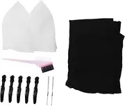 Piece Silicone Hair Dyeing Tool Set Highlighting Cap Brush Kit for Diy Home Salon Use