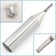 2.5mm x 8mm CNC Straight Router Bit 1/2" Shank Woodwork Engraving Tool End Mill