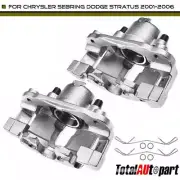 2x Brake Caliper Front Sides for Chrysler Cirrus Sebring Dodge Stratus 2001-2006 (for: Chrysler)