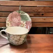 VINTAGE TEA CUP AND SAUCER NIKKO TABLEWARE ENGLISH GARDEN (RARE) 1950s