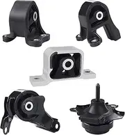 JDMON 5Pcs Engine Motor Mount Replacement for 2002-2006 Honda CRV 2.4L 4WD (Automatic Transmission) Compatible with A4504 A4506 A65010 A6596 A6597