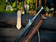Handmade Thranduil Replica Sword Medieval Sword Steel Sword With Sheath&Mount