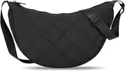 [GSenhui] Crescent Bags for Women Crossbody Bag Half Moon Bag Dumpling Bag Waterproof Nylon Cross Body Bags for Travel Sling Bag Hobo Shoulder Bag Large Quilted Crossbody Side Bag