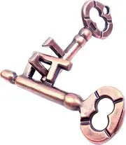 MAGIKON Traditional Brain Teaser, Classical Puzzle Magic Toy (Keys)