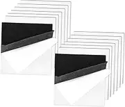 DOITOOL Sets of Sticky Hook Loop Tapes Heavy Duty Adhesive Strips for Carpet Fixing Picture Hanging Home Office Use