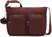 [Kipling] Women's Sidney Crossbody, Organize Accessories, Two Front Zip Pockets, Adjustable Strap, Nylon Bag