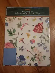 Vintage Caspari Imported Gift Wrap & Tags Pamela Gladding New