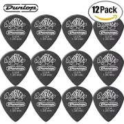 12-PACK Dunlop 482P1.35 Tortex Pitch Black Jazz III Guitar Picks, 1.35mm
