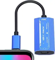 Smart Glasses Adapter,USB C Hub Converter | 100W Charger, Support 4K@60Hz, Plug and Play Adapter for Smartphone Projector Video Display