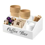 Coffee Station Storage Pods/Sachets/Sticks Dispenser Box Organiser Rack Holder