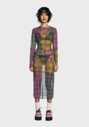 [The Ragged Priest] Fractured Mesh Dress