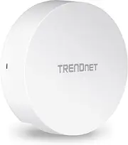 TRENDnet TEW-823DAP AC1300 Dual Band PoE Wireless Indoor Access Point, 867Mbps WiFi AC + 400Mbps WiFi N Bands, MU-MIMO, Repeater Mode, Traffic Management, Easy Installation