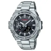 在飛比找momo購物網優惠-【CASIO 卡西歐】G-SHOCK 雙顯錶 男錶 不鏽鋼錶