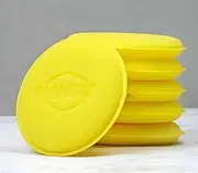 TDTNEB 12pcs Car Round Waxing Polish Sponges High Density Foam Applicator Pads Polishing Sponges