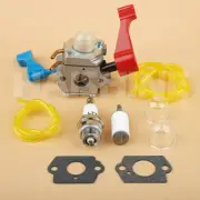 Carburetor Kit For Poulan FL1500 FL1500LE Gas Weed Eater Featherlite Leaf Blower