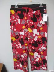 Mickey Mouse Black/Red Sleepwear Pants Size M (7/9)