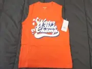 NWT Carter's Toddler Boys 2T Sleeveless Tank Top Orange WATER SLIDE CHAMP Summer