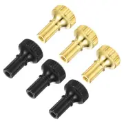 6Pcs Lamp Turn Knob On/Off Extension 19mm Length for Lamp Socket, Gold, Black