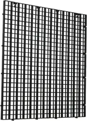 4 Pcs Aquarium Fish Tank Bottom Isolation Plastic Egg Crate Grid Divider Tray Eg