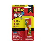 FLEX Super Glue Gel Tubes 3g - 2 Pack - For Quick Repairs Around The Home - High Performance Super Glue With A Super Strong, Fast Bond