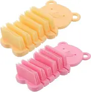 WRITWAA 2Pcs Nail Brush Soft Fingernail Scrub Brushes for Easy Cleaning for Home Office Kitchen and Garden Use Includes Brushes