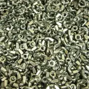 (500) 1/4"-20 Cold Forged WIng Nut Zinc Plated Type A