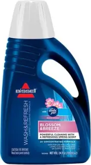 BISSELL Wash & Refresh 2x Concentrated Formula 1248E, Ambi Pur Blossom & Breeze,