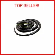 Brandon-super Realistic Rubber Black Snake 52 Inch Long Scare Toy