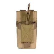 Tan MOLLE Radio Pouch For Baofeng F8HP UV-82 UV5RA UV-5X3 BTECH MURS-V1 GMRS-V1