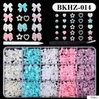 Flatback Pearls 3D Nail Charms Nail Pearls for Manicure DIY Crafts