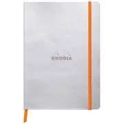 Rhodia A5 Rhodiarama Lined Notebook Silver 160 Pages
