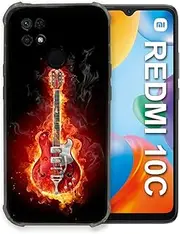Case for Xiaomi Redmi 10C Music Electric Guitar