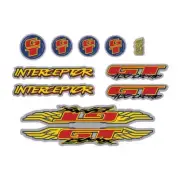 GT - 1995-Interceptor Chrome decal set - Old school bmx