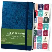 – Weekly & Monthly Life Planner to A5 (5.5'' x 8.3'') Mystic Blue (Undated)