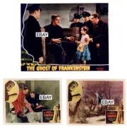 THE GHOST OF FRANKENSTEIN 1942 UNIVERSAL HORROR MOVIE LOBBY CARDS LOT (6) 11X14