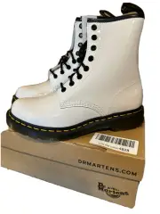 NEW NIB Dr Doc martens boots white air walk womens size us 7