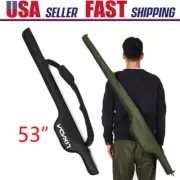 Lixada 53 Inch Fishing Rod Bag Portable Folding Fishing Pole Protective A5Z2