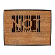 Not Made In China - Funny Novelty Doormat Man Cave Floor mat