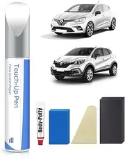 369 Blanc Glacier/Arctic White Touch Up Paint Kit for Renault Exact Match - Touch Up Scratches and Chips