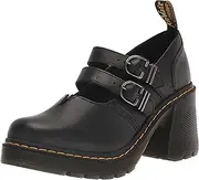 [Dr. Martens] Womens Eviee Mary Jane Shoe Sendal Leather, Black, UK