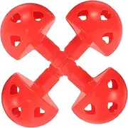 Milisten 2pcs Dumbbells Interactive Exercising for Small Lightweight Smooth Surface Enhance Coordination Physical Function for Activities