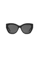 Ralph Lauren Women's Square Frame Black Acetate Sunglasses - RL8175
