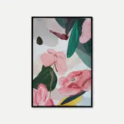 A Place Where All Things Bloom - Framed Paint On Canvas - Style D