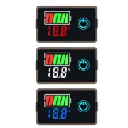Electric Power Gauge Digital Current Meter Tester with Clear Readout for 8-100V