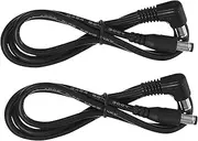 Kisangel Male to Cable 60cm Professional Dc Guitar Effector Cable Adapter Power Cord