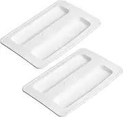 Vaguelly 2 Pcs Silicone Toaster Covers for Slice Toaster Easy Installation Minimalist Design Practical Kitchen Protectors for Bread Maker Heat Resistant