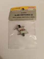 RadioShack Archer NOS 11A8 Subminiature Slide Switches (2/pack) Part no. 275-406