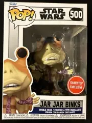 FUNKO POP! Star Wars: JAR JAR BINKS #500 Clone Wars GameStop