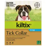 Bayer Kiltix Tick Dog Collar Controls Paralysis Tick Fleas Canines Adjustable